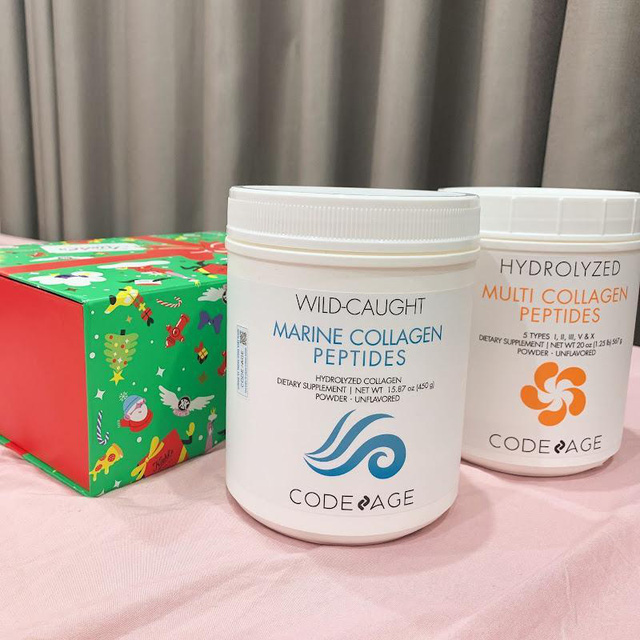 Bột Collagen Codeage Hydrolyzed Multi Collagen Peptides 567g - Sản phẩm bổ sung collagen thủy phân, có 5 loại collagen cần thiết cho sức khỏe da và khớp