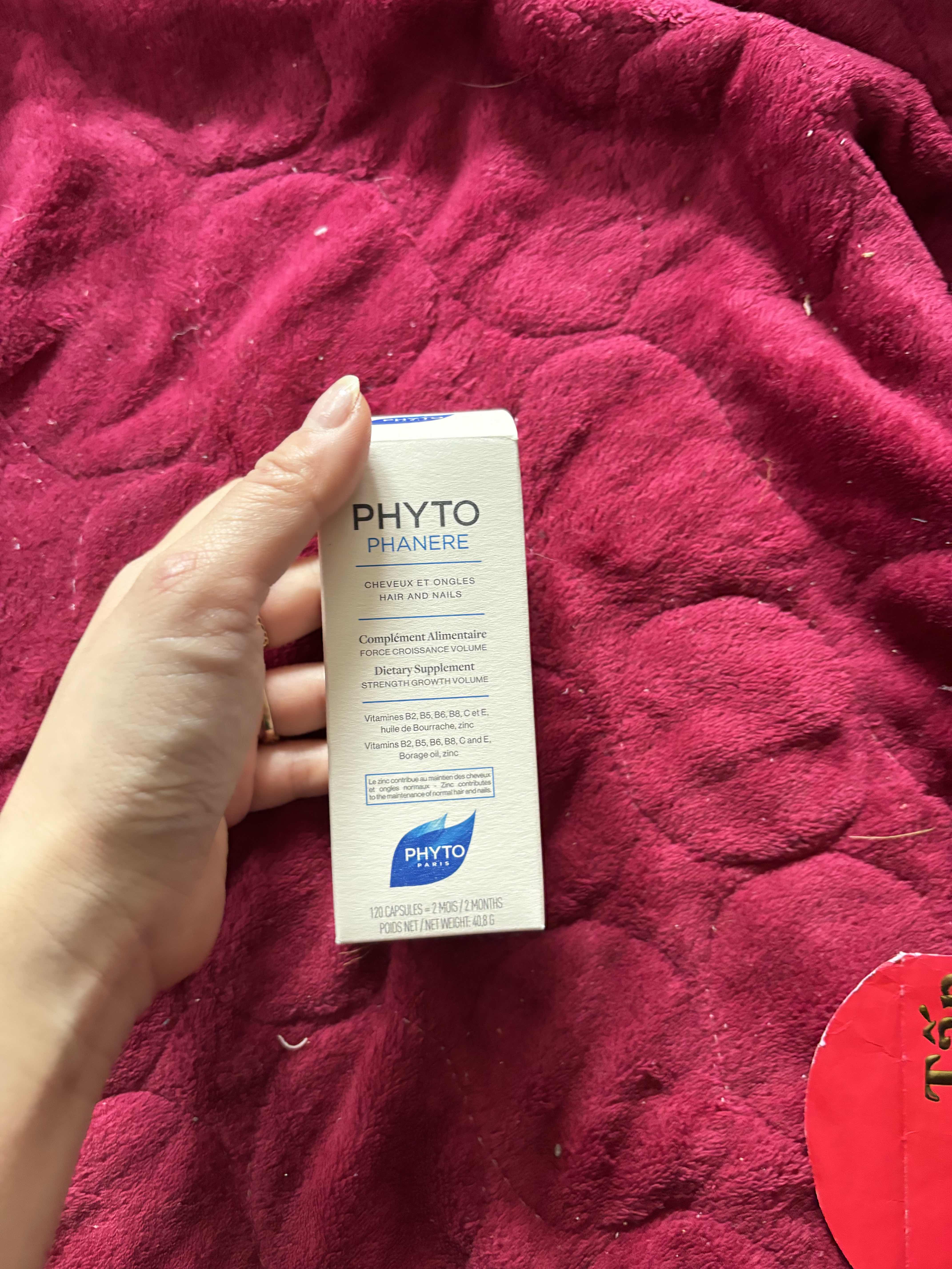 Viên uống Phyto hỗ trợ mọc tóc, móng 120 viên - Giúp tóc chắc khỏe và bóng mượt, sản phẩm uy tín từ Pháp