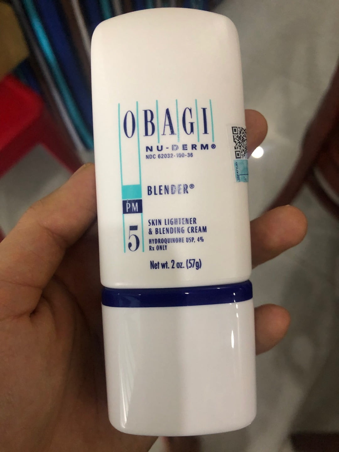 Kem Trị Nám Obagi Nu-Derm Blender #5 Rx - Dưỡng Da Cấp Ẩm, Tái Tạo, Giúp Làm Sáng Da Cho Tất Cả Các Loại Da