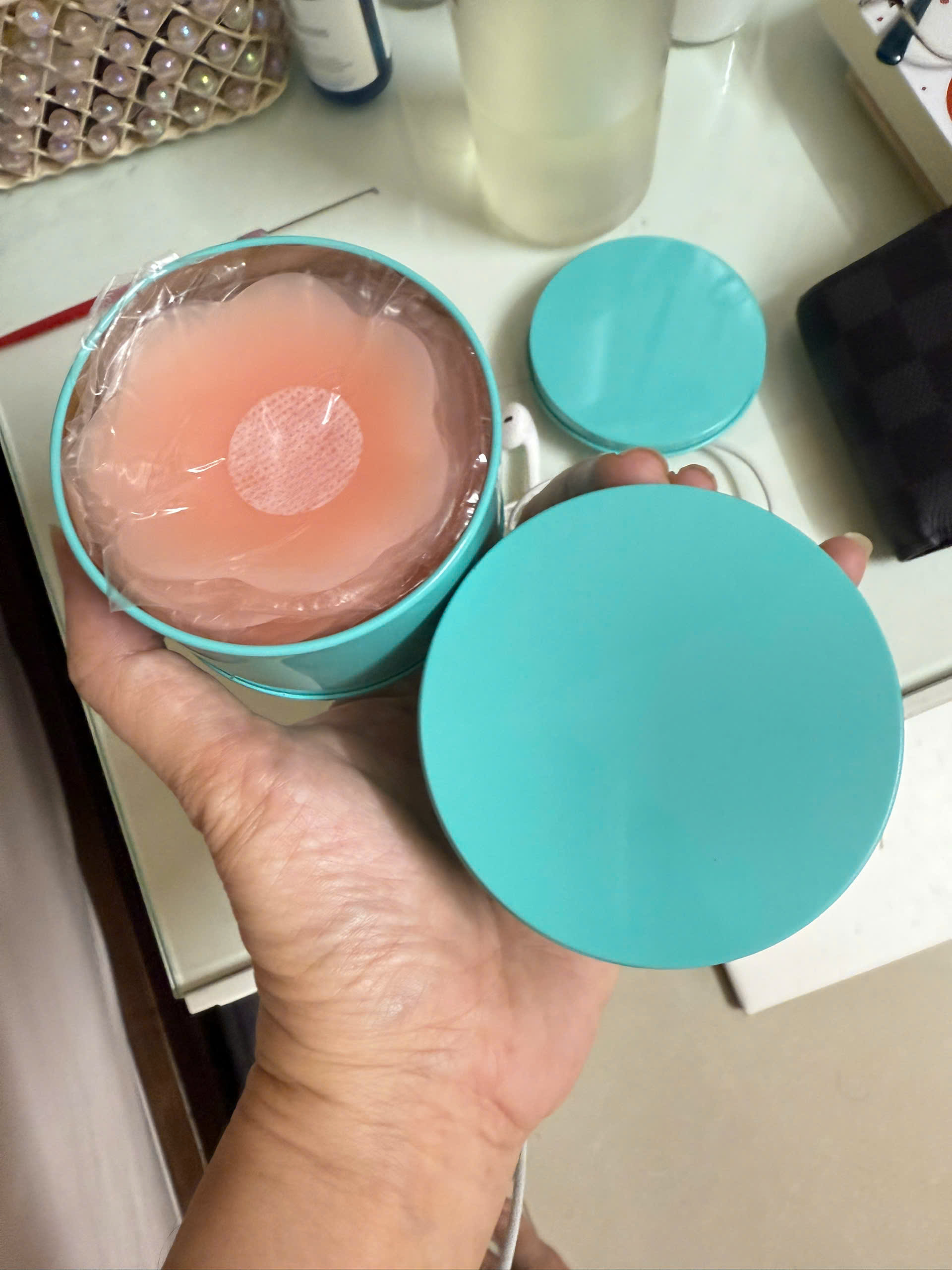 Miếng Dán Ngực Silicon Nhiệt Tự Thân Eblin - Chất Liệu Mềm Mỏng, Duy Trì Hình Dáng Tự Nhiên, Không Cần Bra