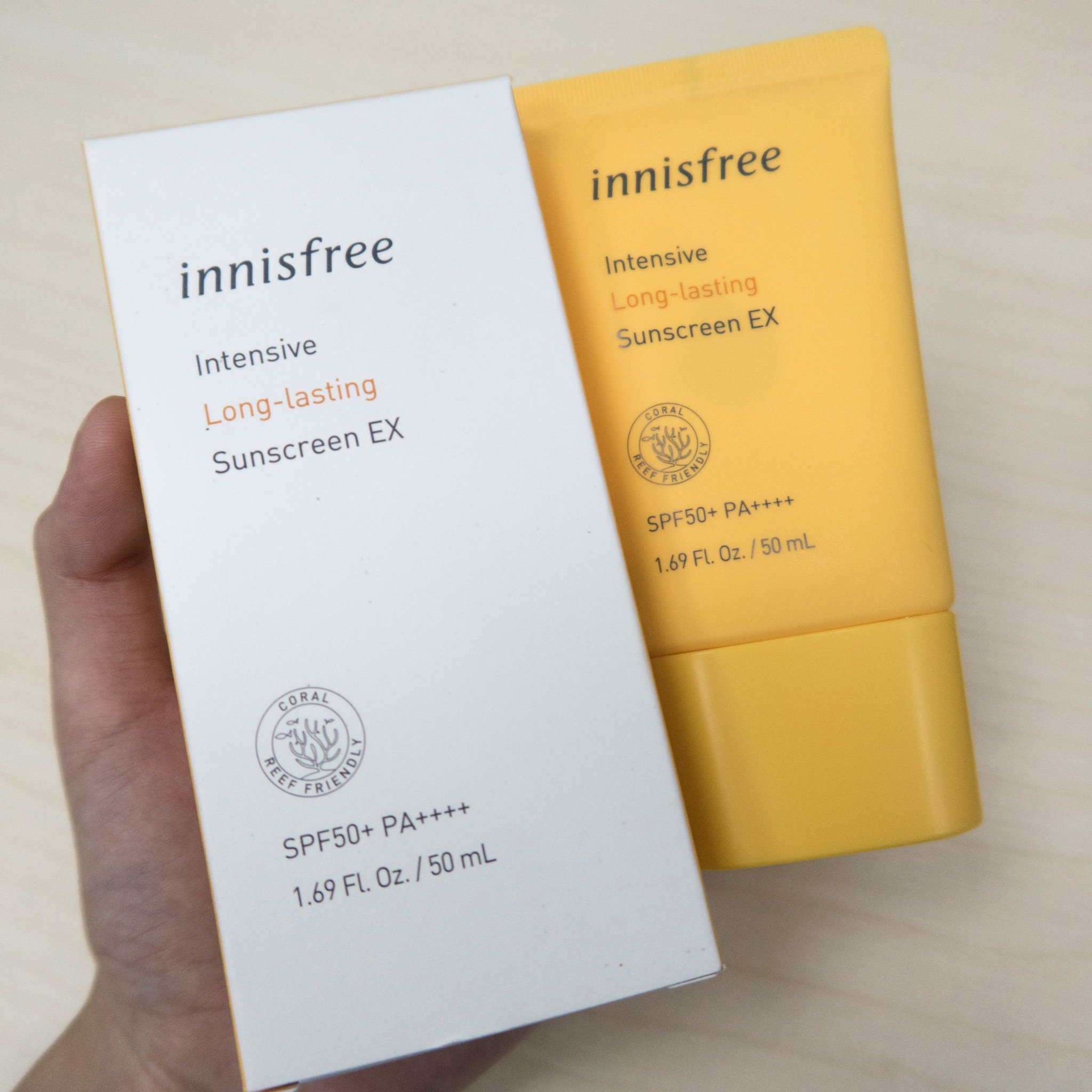 Kem Chống Nắng Innisfree Long Lasting SPF50+ Dành Cho Da Dầu - Bảo Vệ Tối Đa Và Kiềm Dầu Hiệu Quả 50ml