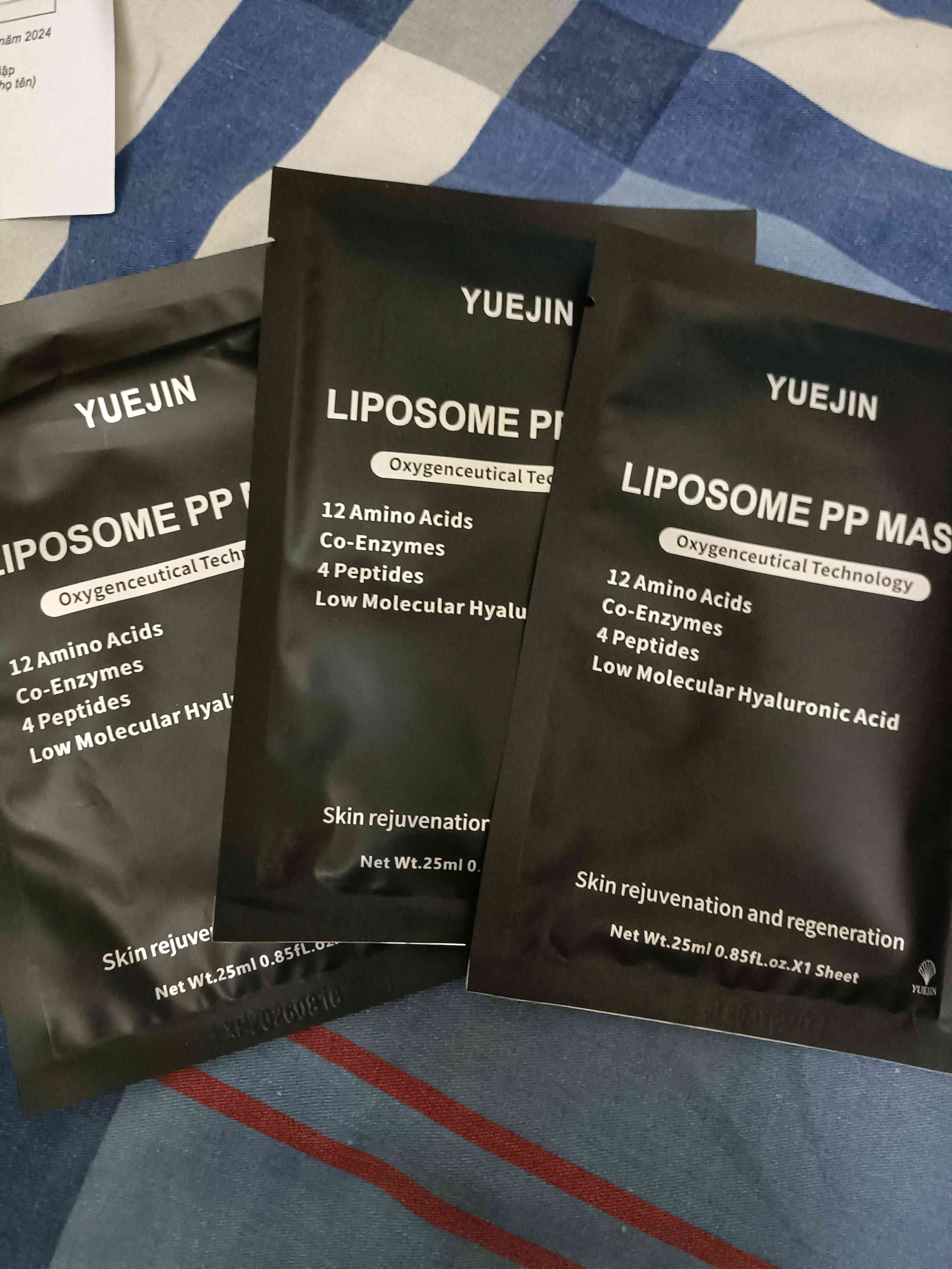 Mặt Nạ Phục Hồi Tái Sinh Da Yuejin Liposome PP - Dưỡng Ẩm, Làm Mịn Da Khô, Trẻ Hóa Da, 25ml