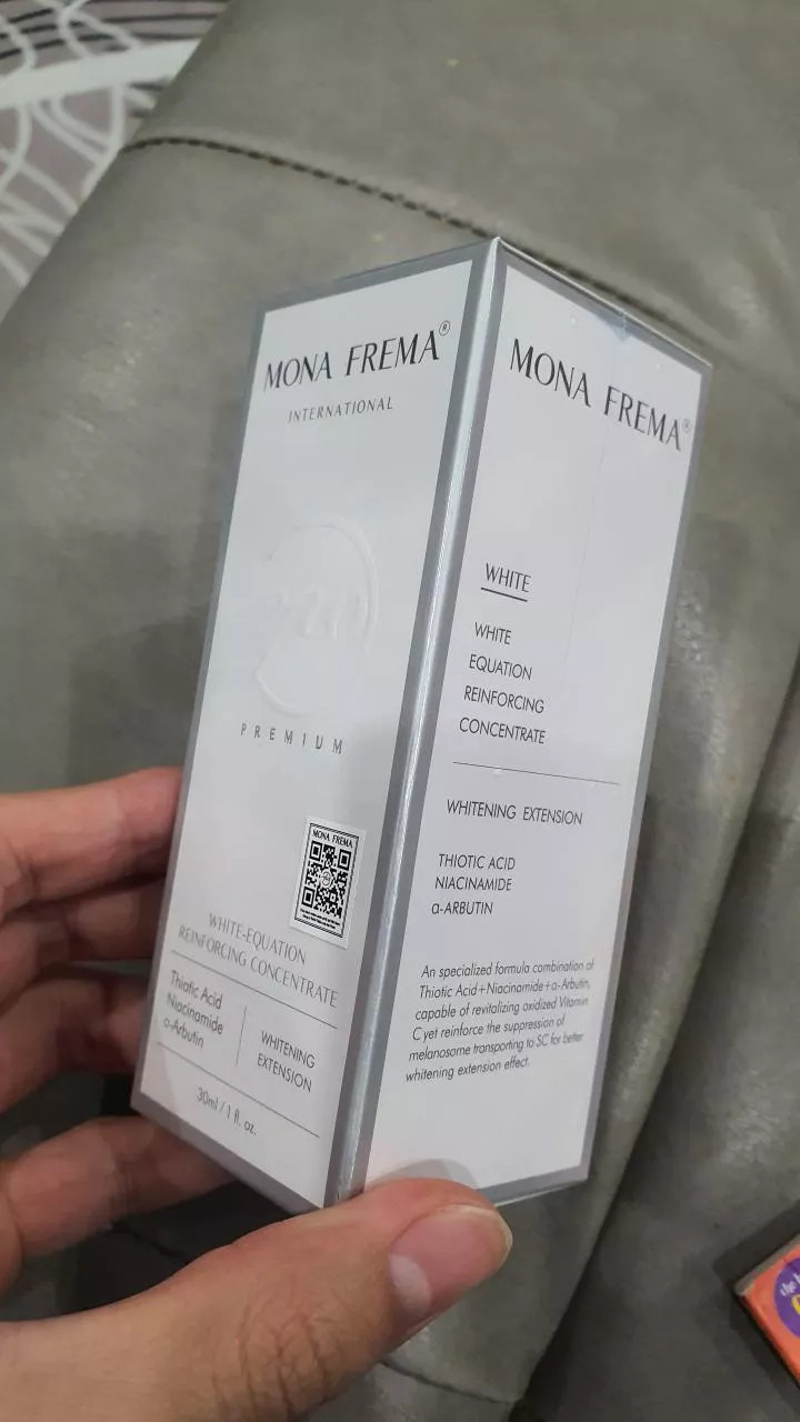 Kem Dưỡng Trắng Da Mona Frema White-Equation 30ml - Serum Làm Sáng Da, Ngăn Ngừa Thâm Sạm, Phù Hợp Với Da Nhạy Cảm