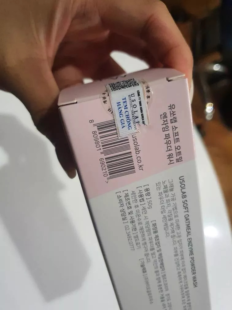 Tẩy Da Chết Usolab 2in1 Bột Enzyme Yến Mạch 50g - Sữa Rửa Mặt Cấp Ẩm, Sạch Da, An Toàn Cho Da Nhạy Cảm