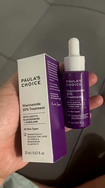 Serum Paula’s Choice Niacinamide 20% - Điều Trị Da Kiểm Soát Nhờn, Thu Nhỏ Lỗ Chân Lông - Sản Phẩm Dành Cho Mọi Loại Da 20ml