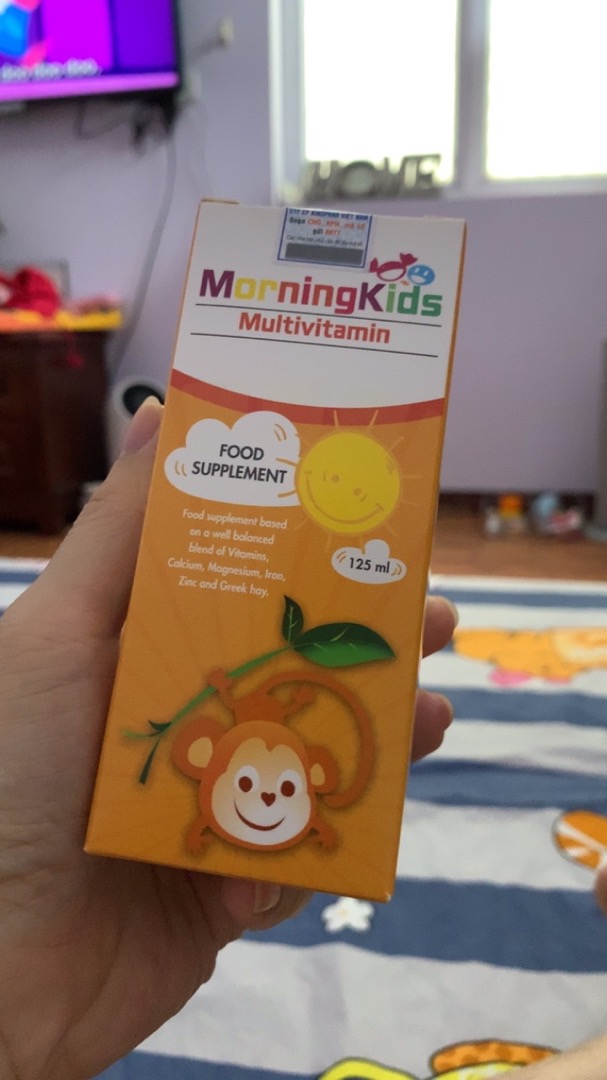 Siro Bổ Sung Vitamin Tổng Hợp Cho Bé Morningkids Multivitamin 150ml - Hỗ Trợ Phát Triển Thể Lực Và Tăng Cường Đề Kháng Cho Trẻ Từ 2 Tuổi