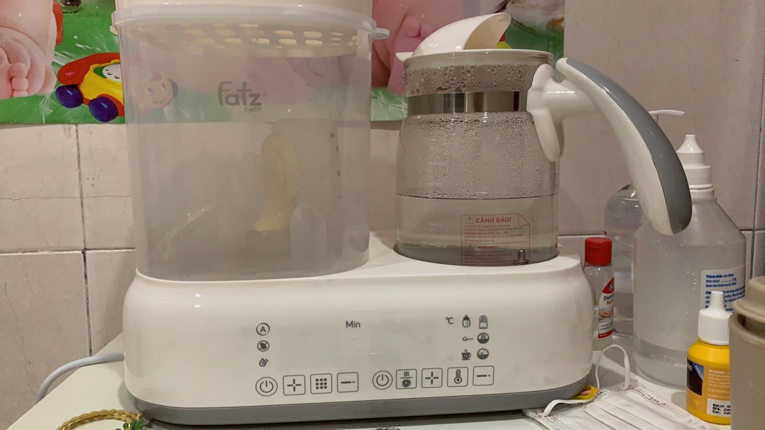 Máy Tiệt Trùng Bình Sữa Fatzbaby Multimax 2 FB9013SL - Đa Chức Năng Tiệt Trùng, Sấy Khô, Hâm Sữa, Dễ Dàng Sử Dụng cho Mẹ và Bé