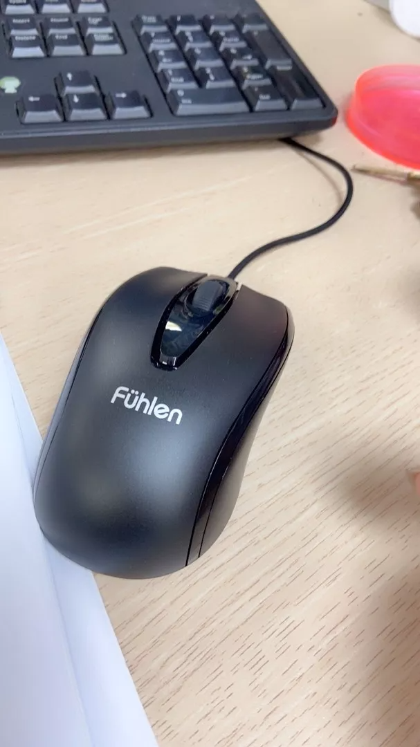 Chuột máy tính có dây Fuhlen L102 - Thiết kế Ergonomic, độ phân giải 1000 DPI, phù hợp cho game thủ và công việc văn phòng