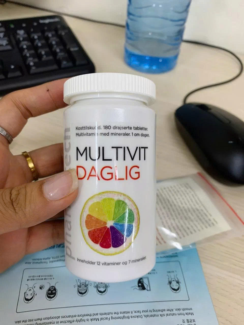 Multivit Daglig Pharmatech bổ sung vitamin và khoáng chất (180 viên)