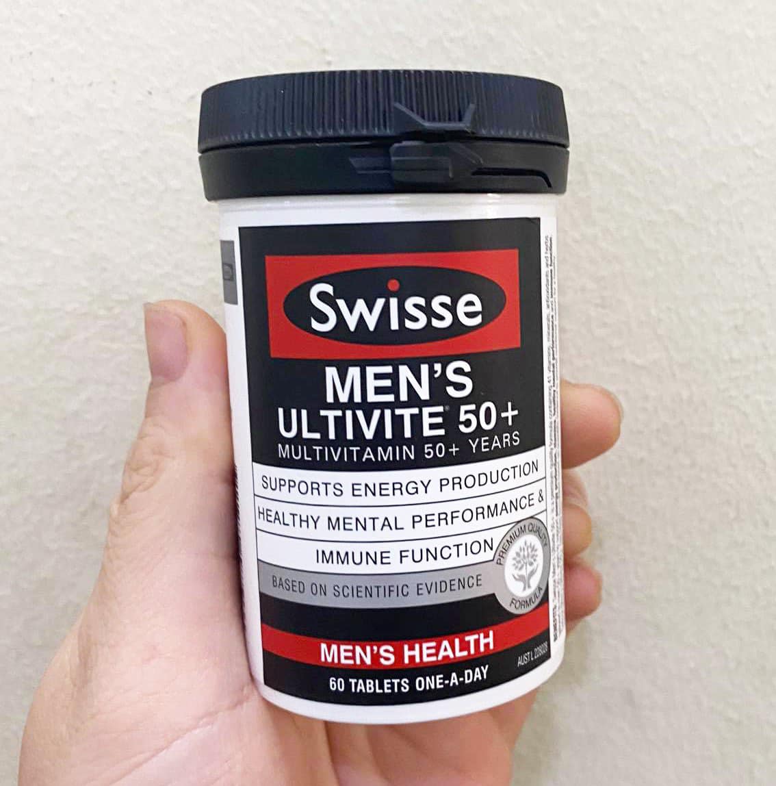 Vitamin Tổng Hợp Swisse Men’s Ultivite 50+ - Hỗ Trợ Sức Khỏe Nam Giới Trên 50 Tuổi - 41 Vitamin & Khoáng Chất Cao Cấp