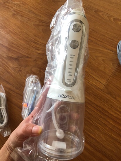 Máy tăm nước cầm tay H2ofloss HF6P phiên bản mới - Thiết bị chăm sóc răng miệng với 5 chế độ áp lực, chống nước IPX7, pin 2500mAh