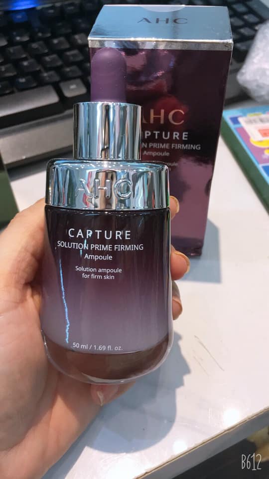 Tinh chất AHC Capture Solution Prime Firming Ampoule 50ml - Dưỡng Da Săn Chắc, Cải Thiện Nếp Nhăn và Đàn Hồi, Phù Hợp Với Da Thường và Da Khô