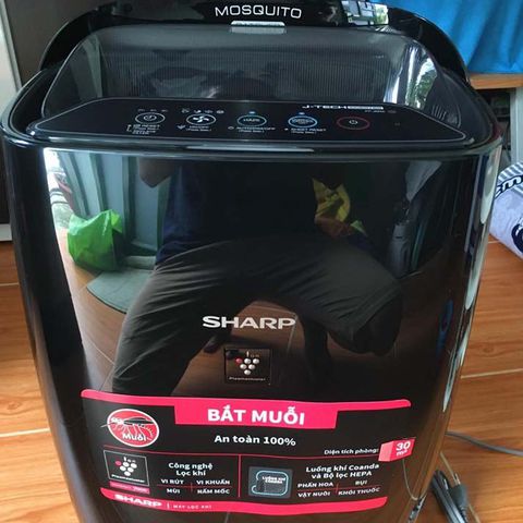Máy Lọc Không Khí Sharp FP-JM40V-B Với Chức Năng Bắt Muỗi - Thiết Bị Sáng Tạo Bảo Vệ Sức Khỏe Gia Đình, Diện Tích Sử Dụng 20-30m2