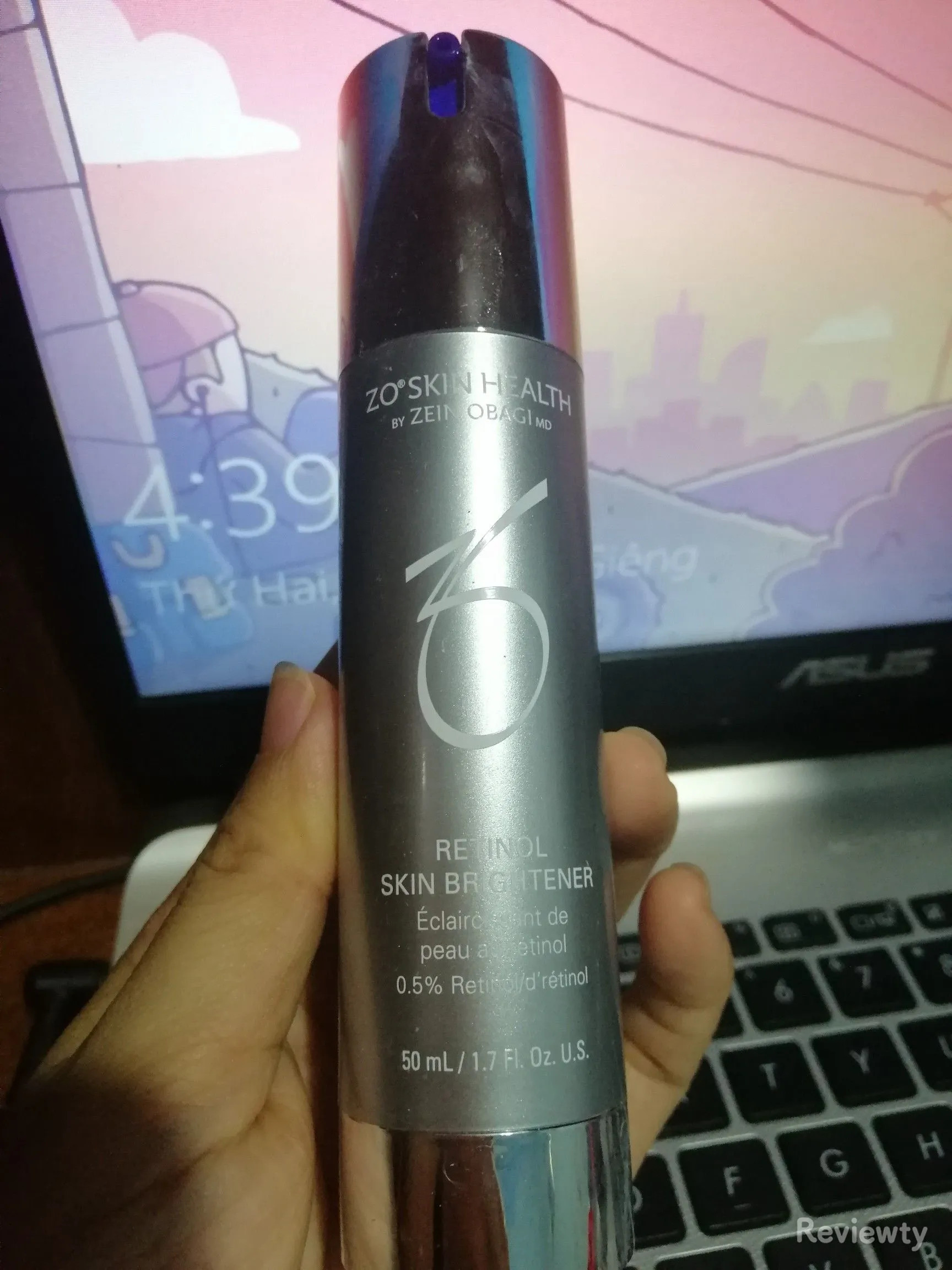 Kem Dưỡng Trắng Da ZO Skin Health Retinol Skin Brightener 0.25% - Cải Thiện Độ Sáng Làm Da, Phục Hồi Da Khỏe Mạnh