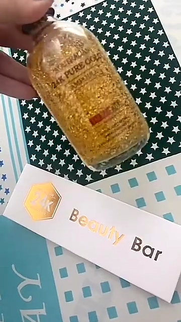 Tinh Chất Vàng 24K Pure Gold Ampoule 100ml - Serum Dưỡng Da Chống Nhăn, Trẻ Hóa Làn Da với Vitamin E và Collagen từ Thera Lady