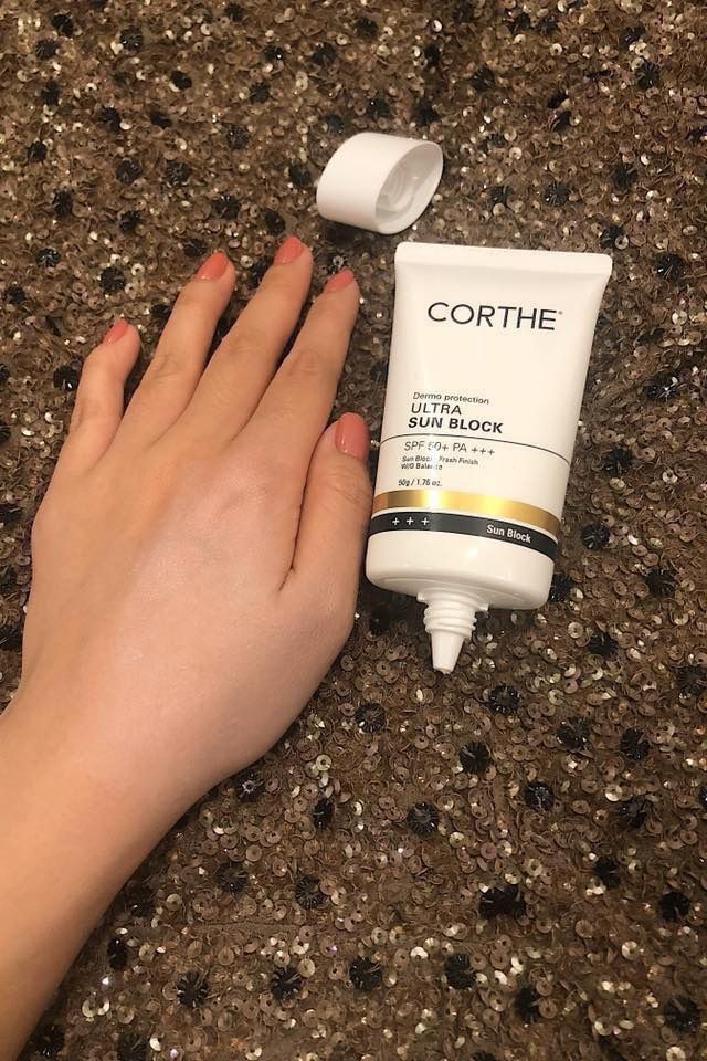 Kem Chống Nắng Corthe ULTra Sun BLock SPF50+ PA+++ - Bảo Vệ Da Tối Ưu, Thấm Nhanh, Không Để Lại Vệt Trắng, Phù Hợp Mọi Loại Da