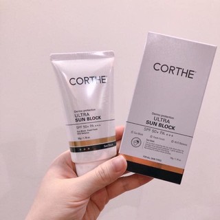 Kem Chống Nắng Corthe ULTra Sun BLock SPF50+ PA+++ - Bảo Vệ Da Tối Ưu, Thấm Nhanh, Không Để Lại Vệt Trắng, Phù Hợp Mọi Loại Da
