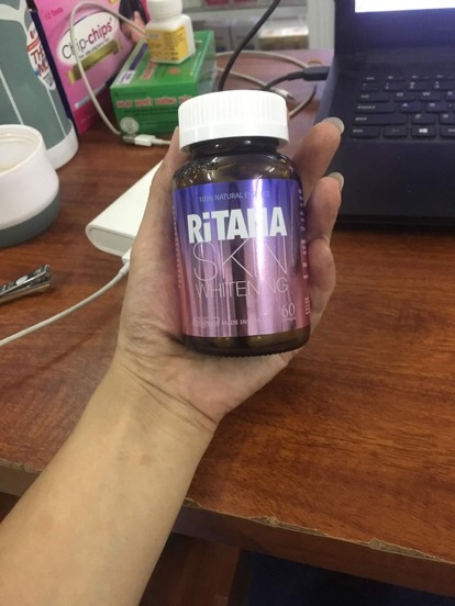 Viên uống hỗ trợ trắng da Ritana Skin Whitening - Sản phẩm công nghệ Mỹ, tinh chất tự nhiên giúp da trắng sáng, mờ sạm nám hiệu quả.