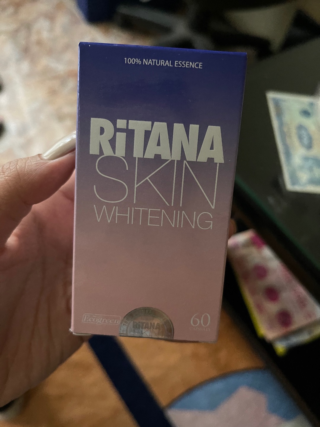 Viên uống hỗ trợ trắng da Ritana Skin Whitening - Sản phẩm công nghệ Mỹ, tinh chất tự nhiên giúp da trắng sáng, mờ sạm nám hiệu quả.