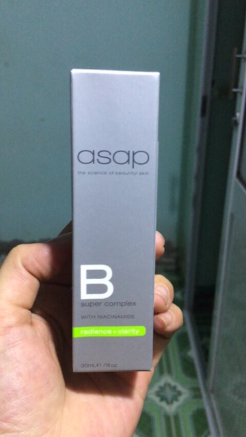 Tinh Chất Dưỡng Da Asap Super B Complex 30ml - Serum Niacinamide & Axit Hyaluronic Cải Thiện Đàn Hồi Da, Giảm Nếp Nhăn, Phù Hợp Mọi Loại Da
