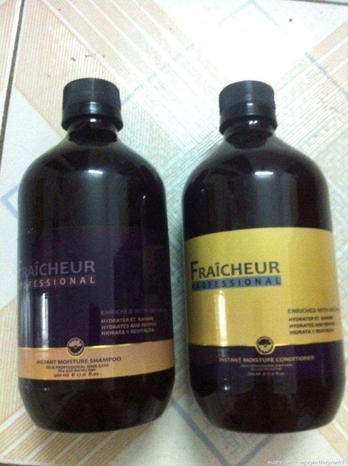 Dầu Gội Xả Dưỡng Ẩm Phục Hồi Fraicheur Instant Moisture 500ml - Chăm Sóc Tóc Khỏe Mạnh, Phục Hồi Độ Ẩm Cho Mọi Loại Tóc