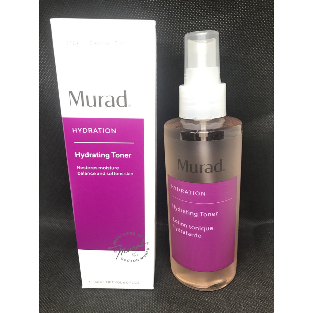 Toner Hồi Sinh Da Murad Hydrating Toner 180ml - Ẩm Mịn và Cân Bằng Độ pH Cho Làn Da Tươi Trẻ, Sản Phẩm Chăm Sóc Da Chính Hãng