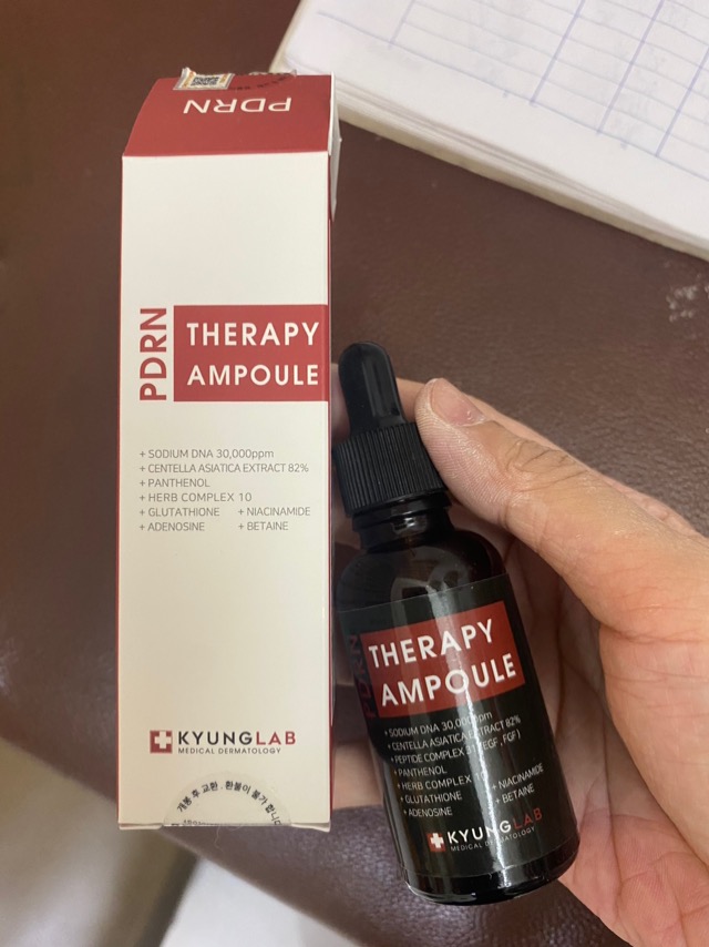 Tinh Chất Tế Bào Gốc Kyung Lab Pdrn Therapy Ampoule 30ml - Serum Trẻ Hóa Da, Cấp Nước, Phục Hồi, Giảm Nếp Nhăn, Da Mịn Màng Rạng Rỡ