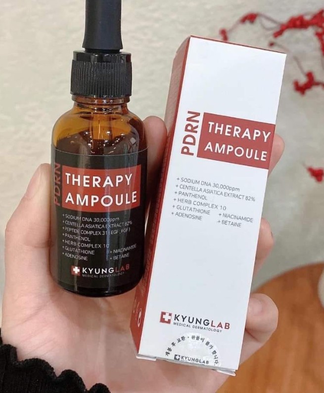 Tinh Chất Tế Bào Gốc Kyung Lab Pdrn Therapy Ampoule 30ml - Serum Trẻ Hóa Da, Cấp Nước, Phục Hồi, Giảm Nếp Nhăn, Da Mịn Màng Rạng Rỡ