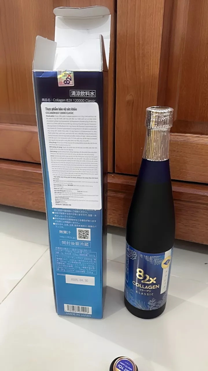 Nước Uống 82X Collagen Classic 500ml - 120000mg Tăng Cường Đẹp Da Từ Nhật Bản, Hỗ Trợ Trẻ Hóa Da, Căng Mịn Kết Hợp 82 Loại Thực Vật