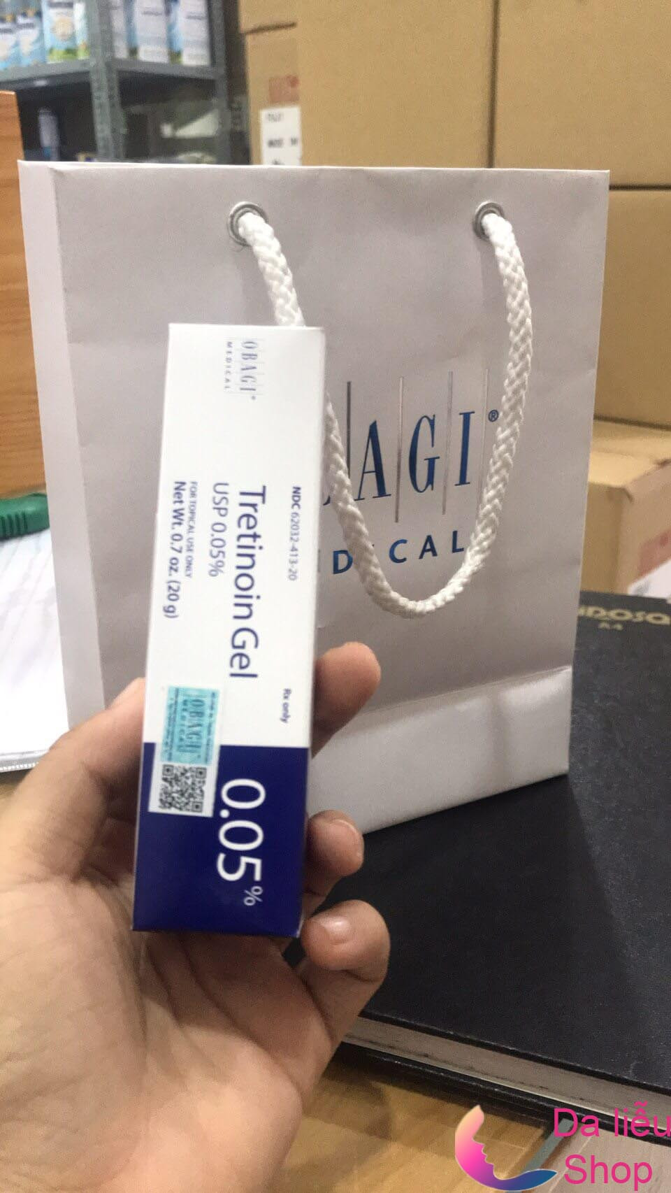 Gel Trị Mụn Obagi 0.05% - Hỗ Trợ Giảm Mụn, Nám, Mang Lại Làn Da Mịn Màng Sáng Khỏe 20g