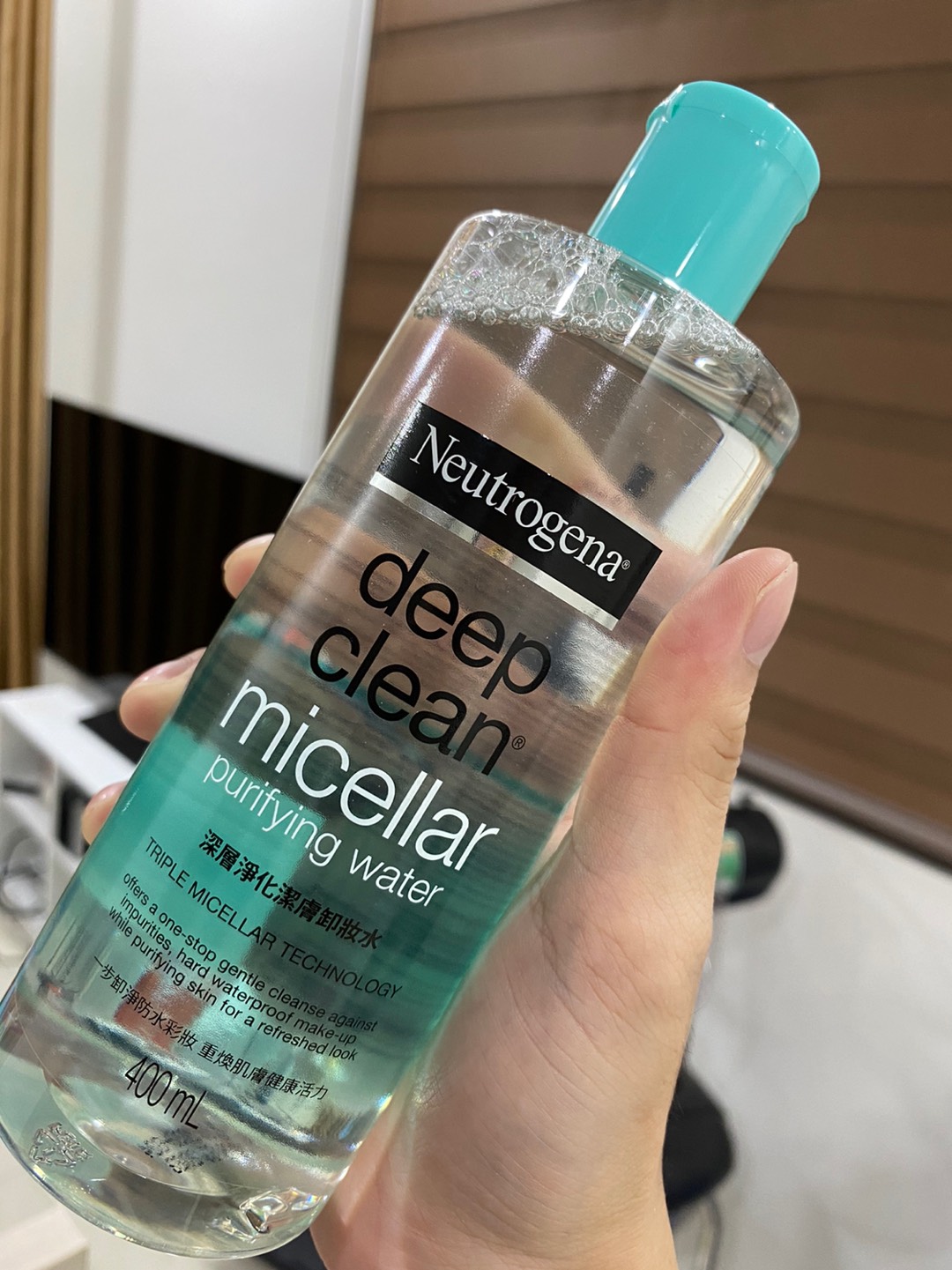 Nước Tẩy Trang Neutrogena Deep Clean Micellar 400ml - Tẩy Trang Sạch Sâu, Dịu Nhẹ, Phù Hợp Mọi Loại Da