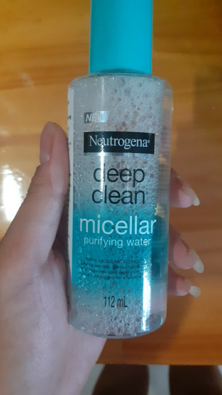Nước Tẩy Trang Neutrogena Deep Clean Micellar 400ml - Tẩy Trang Sạch Sâu, Dịu Nhẹ, Phù Hợp Mọi Loại Da