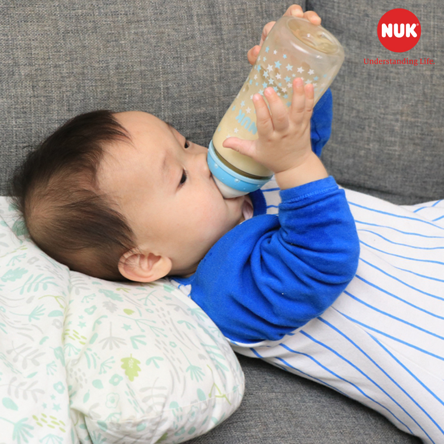 Bình sữa cảm biến nhiệt Nuk PPSU 150ml/300ml cho bé - Thiết kế núm ty silicone, an toàn, thông minh, hỗ trợ nuốt tự nhiên
