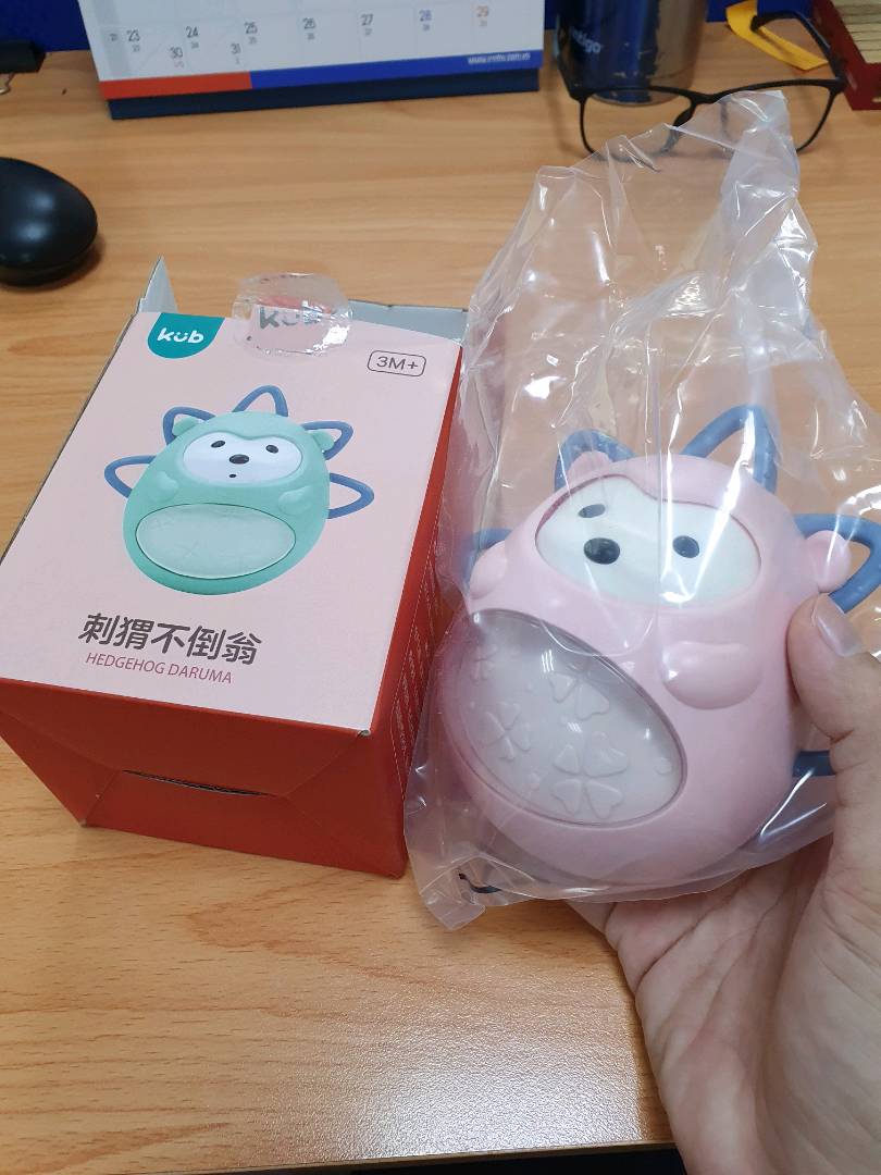 Đồ Chơi Lật Đật Con Nhím KUB - Đồ Chơi Giúp Bé Phát Triển Giác Quan, An Toàn, Ngộ Nghĩnh, Dành Cho Trẻ Sơ Sinh