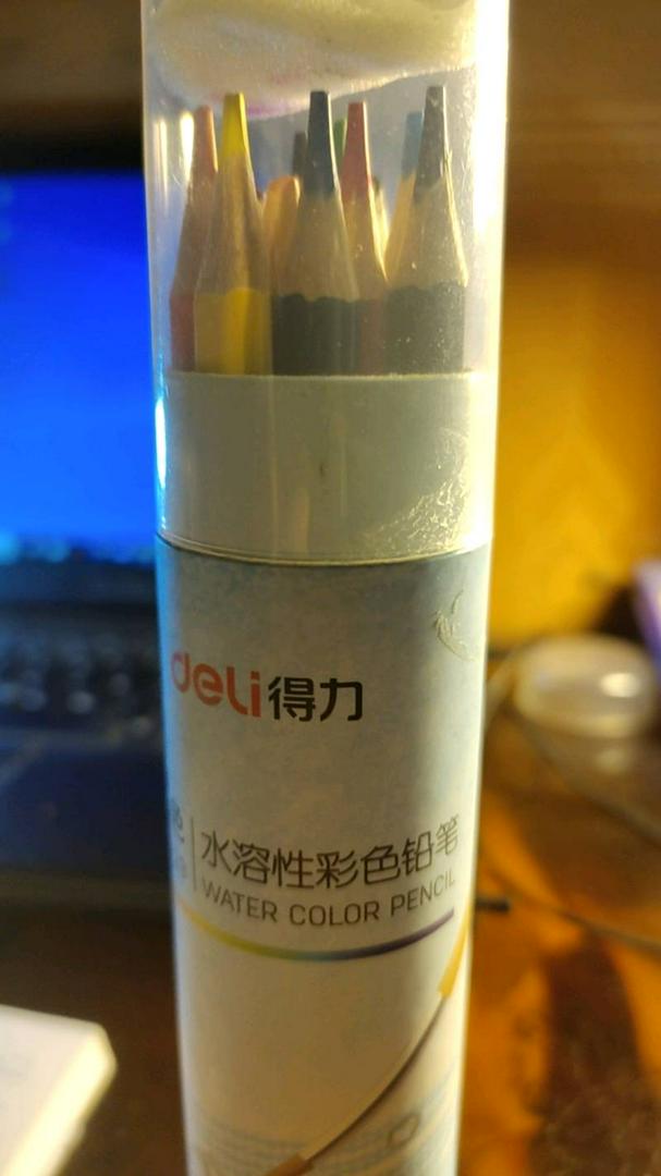 Bút Chì Màu Nước Deli Dạng Cốc 68129/68130 - Chất Lượng Cao, Màu Sắc Tươi Sáng, Dễ Dàng Tán Trên Giấy