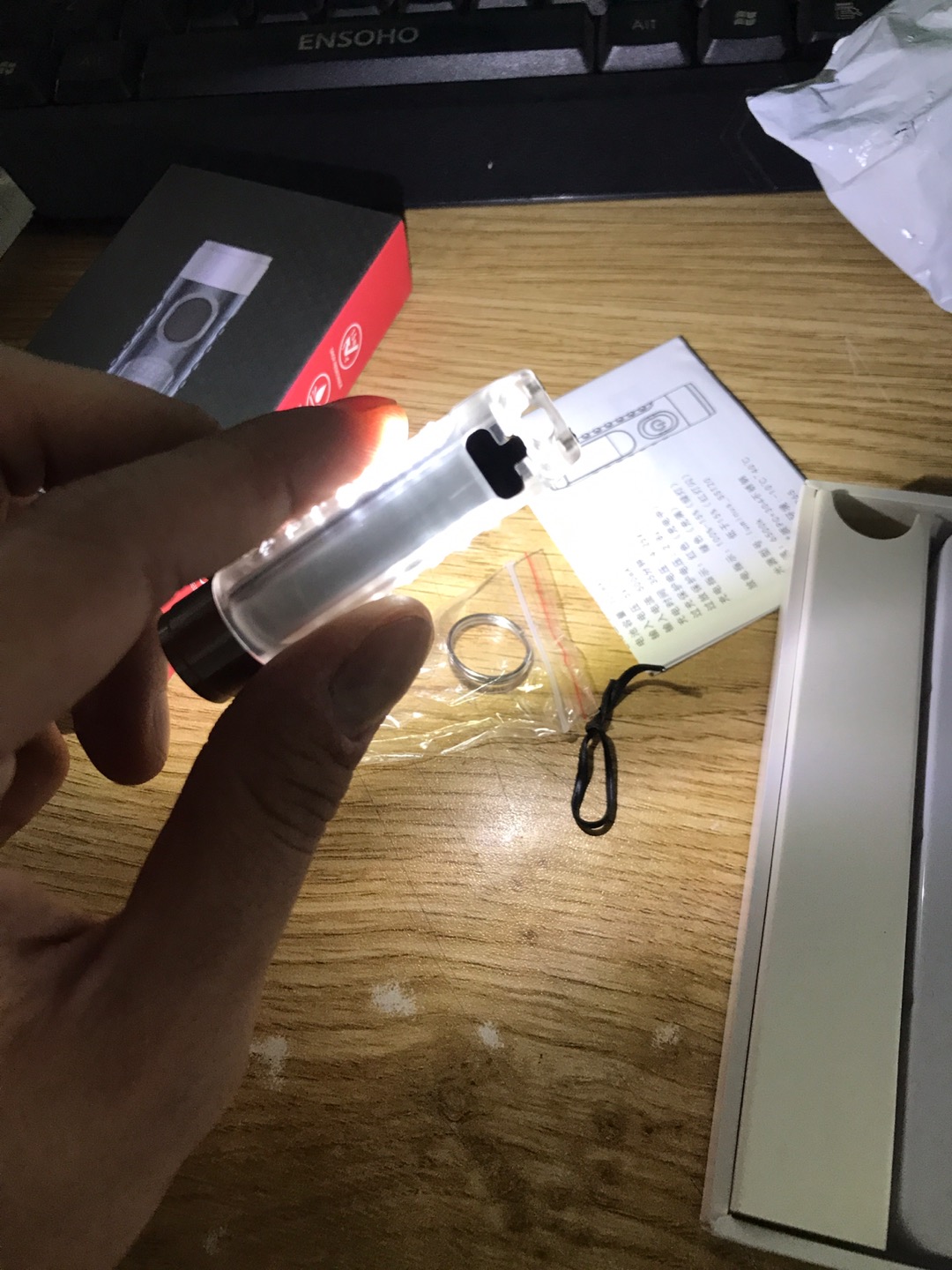 Đèn Pin Mini Kiêm Móc Khóa SST20 500LM - Đèn LED Bỏ Túi Siêu Sáng, Sạc Type-C Tiện Lợi, Thời Gian Chiếu Sáng 32 Giờ