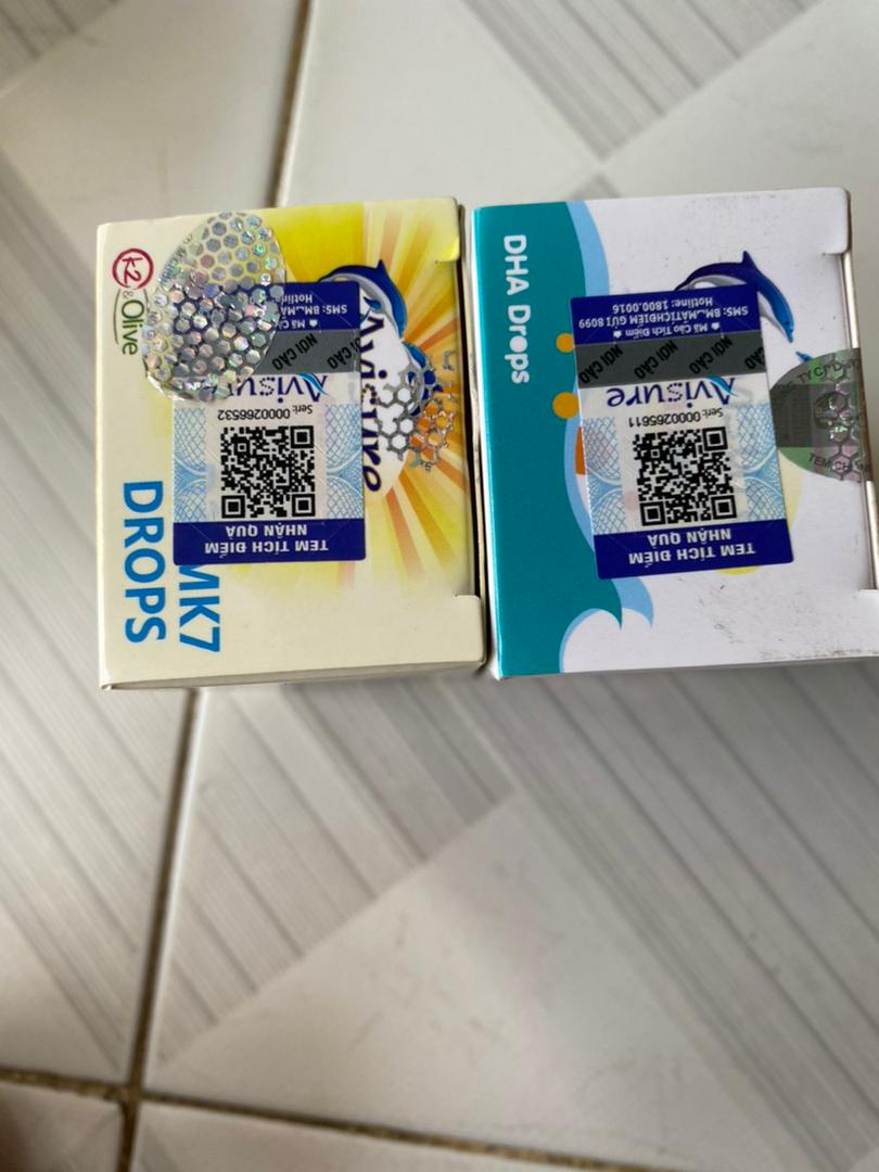 Bộ đôi Vitamin Avisure DHA và D3MK7 cho bé - Hỗ trợ phát triển chiều cao, trí tuệ thông minh và thị lực sáng khỏe