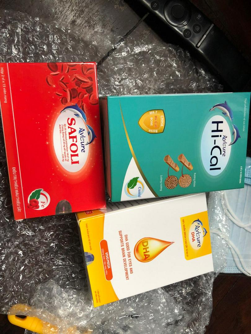 Combo đủ chất Sắt, Canxi, Dha Avisure - Cho mẹ bầu Thai kỳ hoàn hảo