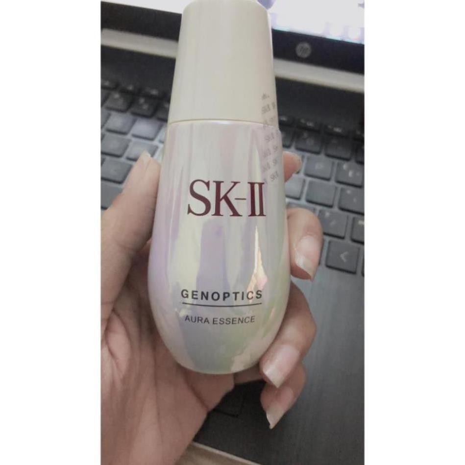 Serum Dưỡng Trắng Da SK-II Genoptics Aura Essence 50ml - Hỗ Trợ Làm Mờ Nám, Cải Thiện Độ Sáng Da, Chống Lão Hóa