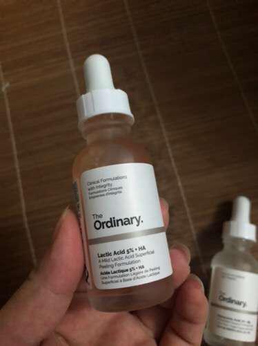 Serum The Ordinary Acid Lactic 5% + HA 30ml - Tẩy Da Chết, Cấp Nước, Làm Sáng Da, Giảm Nếp Nhăn, Dưỡng Ẩm Da Mịn Màng