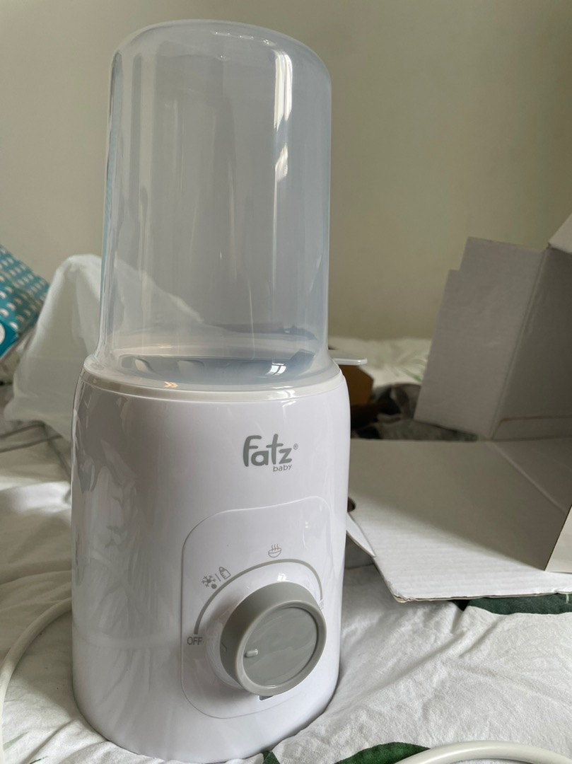 Máy hâm sữa và tiệt trùng Fatzbaby Mono 6 FB3001TN - 4 chức năng, tiết kiệm điện, thiết kế thông minh, phù hợp với mọi loại bình sữa.