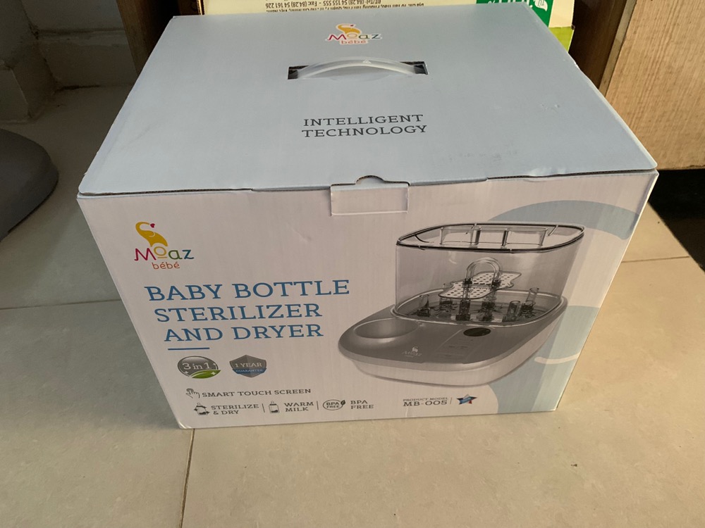 Máy Tiệt Trùng Moaz Bebe MB-005 - Đa Chức Năng Tiệt Trùng, Sấy Khô & Hâm Sữa - Đồ Dùng Thông Minh Cho Mẹ và Bé