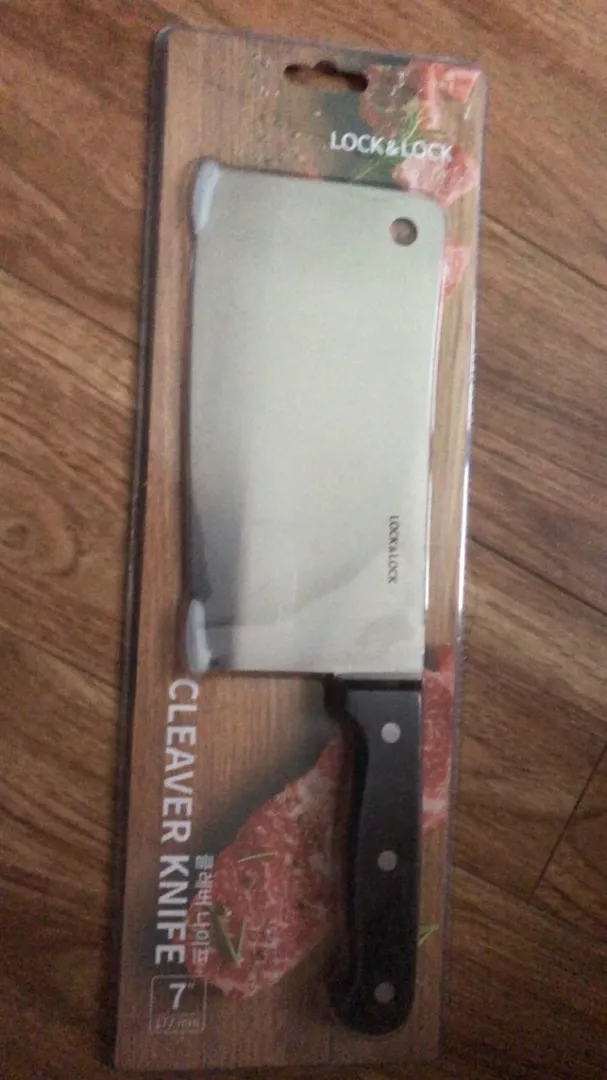 Dao làm bếp đa năng Lock&Lock Santoku CKK920/CKK921 - Lưỡi thép không gỉ, tay cầm ABS chắc chắn, cho chế biến món ăn dễ dàng và an toàn
