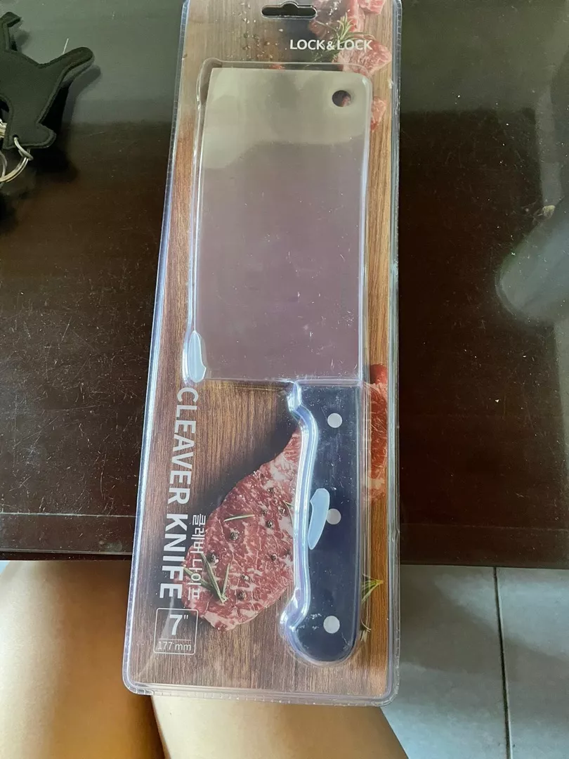 Dao làm bếp đa năng Lock&Lock Santoku CKK920/CKK921 - Lưỡi thép không gỉ, tay cầm ABS chắc chắn, cho chế biến món ăn dễ dàng và an toàn