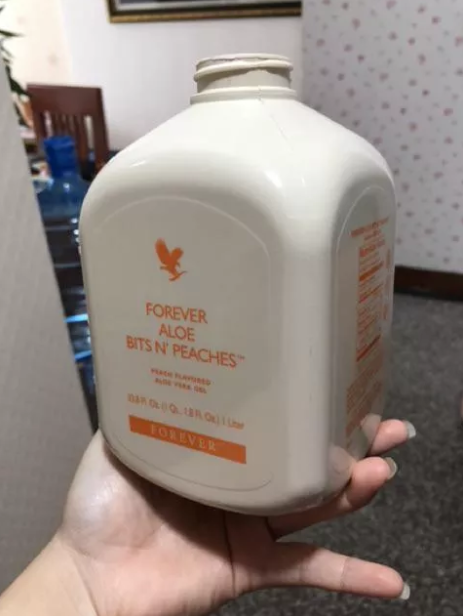Nước Uống Dinh Dưỡng Đẹp Da Forever Aloe Bits N'Peaches 1L - Hỗ Trợ Làm Đẹp, Cải Thiện Tiêu Hóa, Hương Vị Đào Ngọt Ngào