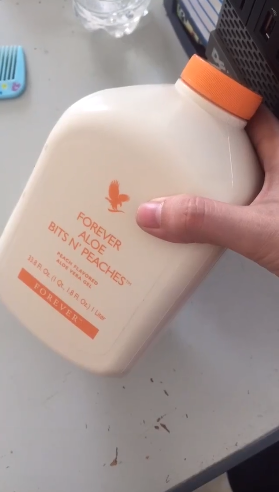 Nước Uống Dinh Dưỡng Đẹp Da Forever Aloe Bits N'Peaches 1L - Hỗ Trợ Làm Đẹp, Cải Thiện Tiêu Hóa, Hương Vị Đào Ngọt Ngào