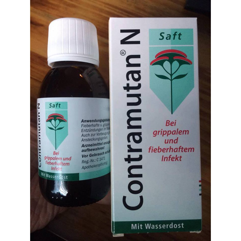 Siro Contramutan N Saft 5in1 Giải Cảm - Hỗ Trợ Giảm Ho, Chảy Nước Mũi, Dễ Uống, An Toàn Cho Trẻ Em Từ 6 Tháng Tuổi Trở Lên