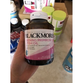 Tinh Dầu Hoa Anh Thảo Blackmores Evening Primrose Oil + Dầu Cá Omega 3 Hỗ Trợ Sức Khỏe và Làm Đẹp Da - 100 Viên
