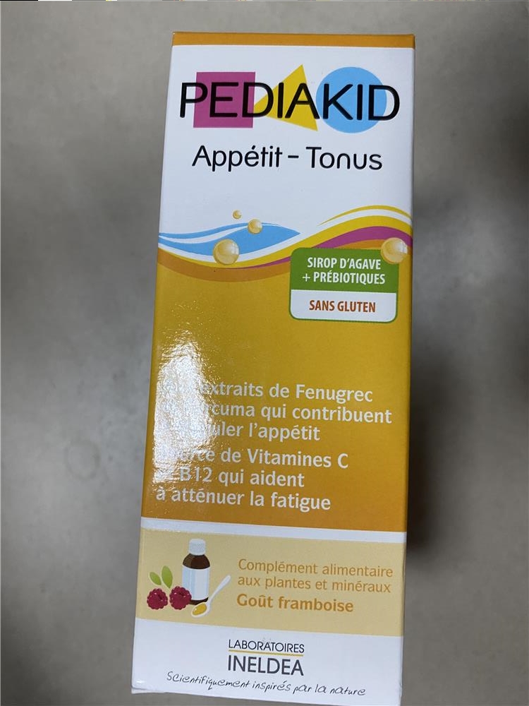 Siro Pediakid Appétit Tonus 125ml - Hỗ Trợ Ăn Ngon, Tăng Cường Đề Kháng Cho Bé Từ 6 Tháng, Vitamin Tự Nhiên Pháp