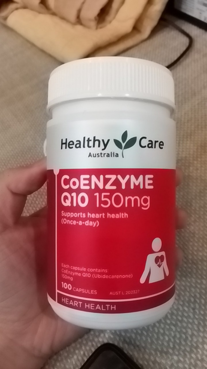 Viên uống Coenzyme Q10 150Mg Healthy Care - Tăng cường sức khỏe tim mạch, hỗ trợ năng lượng và sức khỏe cho người cao tuổi